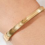 Chevron Royale Solid Bracelet