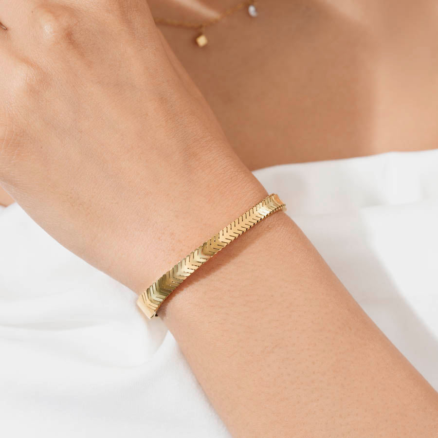 Chevron Royale Solid Bracelet