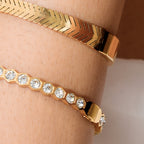 Chevron Royale Solid Bracelet