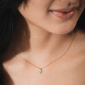 Roselle Bloom Pendant Necklace