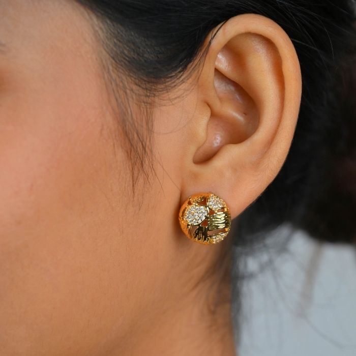 Golden Bloom Studs