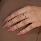 Twin Radiance Crystal Ring