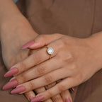 Halo Brilliance Adjustable Ring