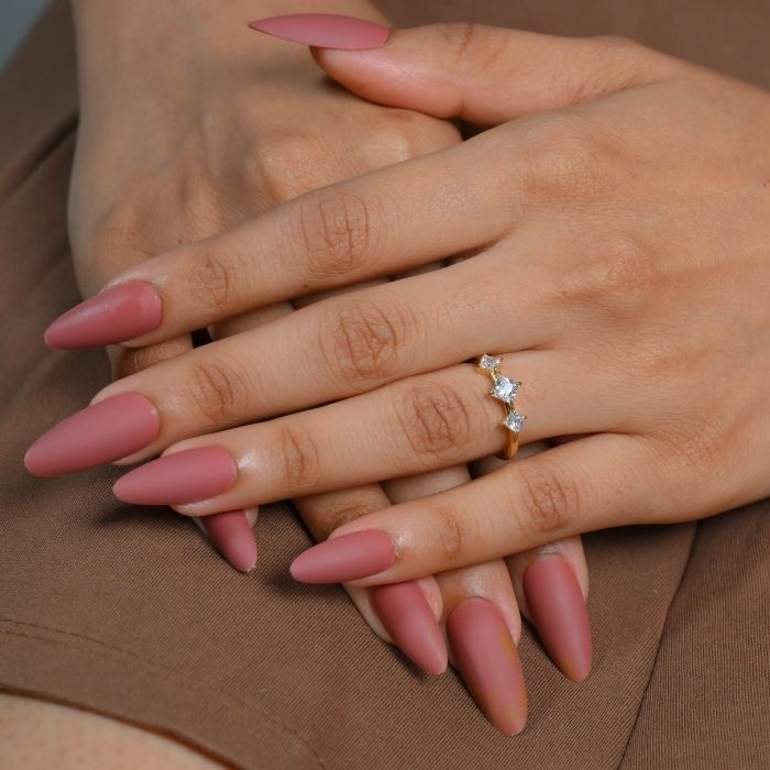 Trinity Rise Crystal Ring