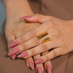 Terra Imprint Textured Ring