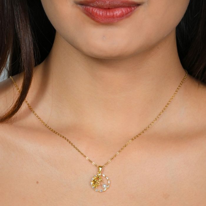 Orbit of Grace Pearl Necklace