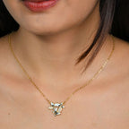 Enchanted Petals Enamel Necklace