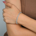 Lustrous Line Tennis Bracelet