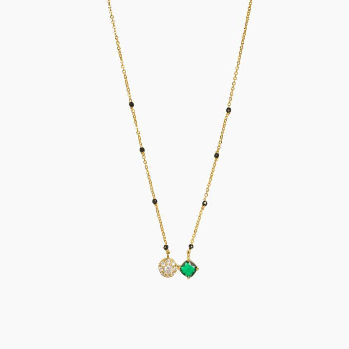 Emerald Harmony Duo Mangalsutra