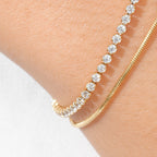 Amora Tennis Heart Bracelet