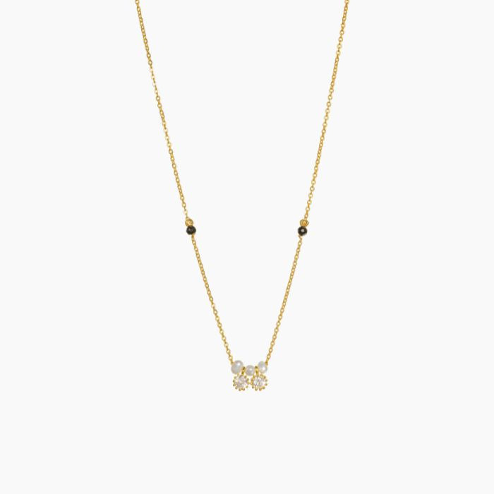 Twin Aura Pearl Mangalsutra