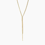 Linear Shine Drop Necklace