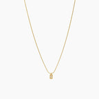 Framed Light Pendant Necklace