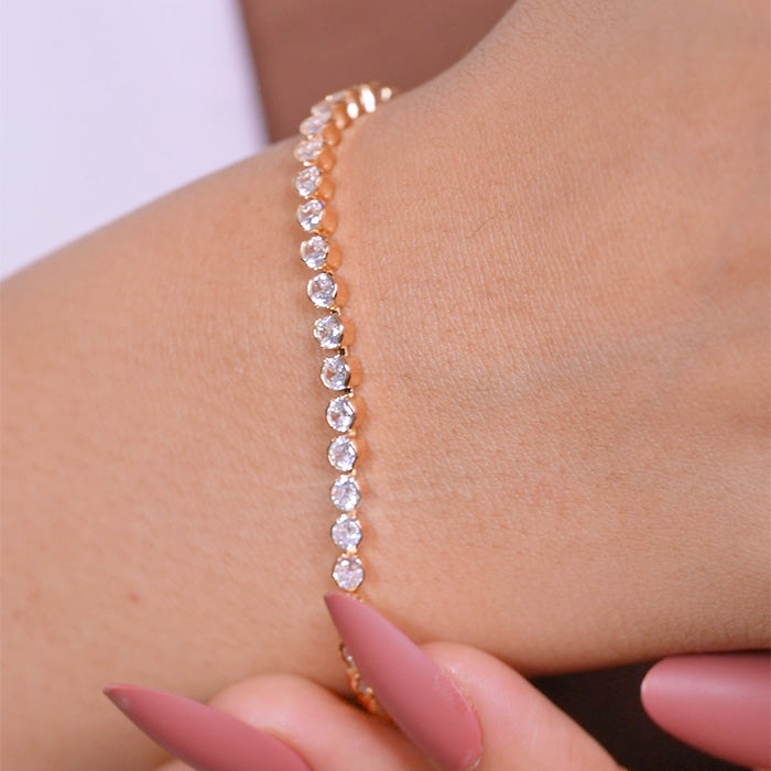 Radiant Line Tennis Bracelet