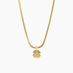 Golden Clover Fortune Necklace