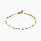 Textured Link Chain Bracelet