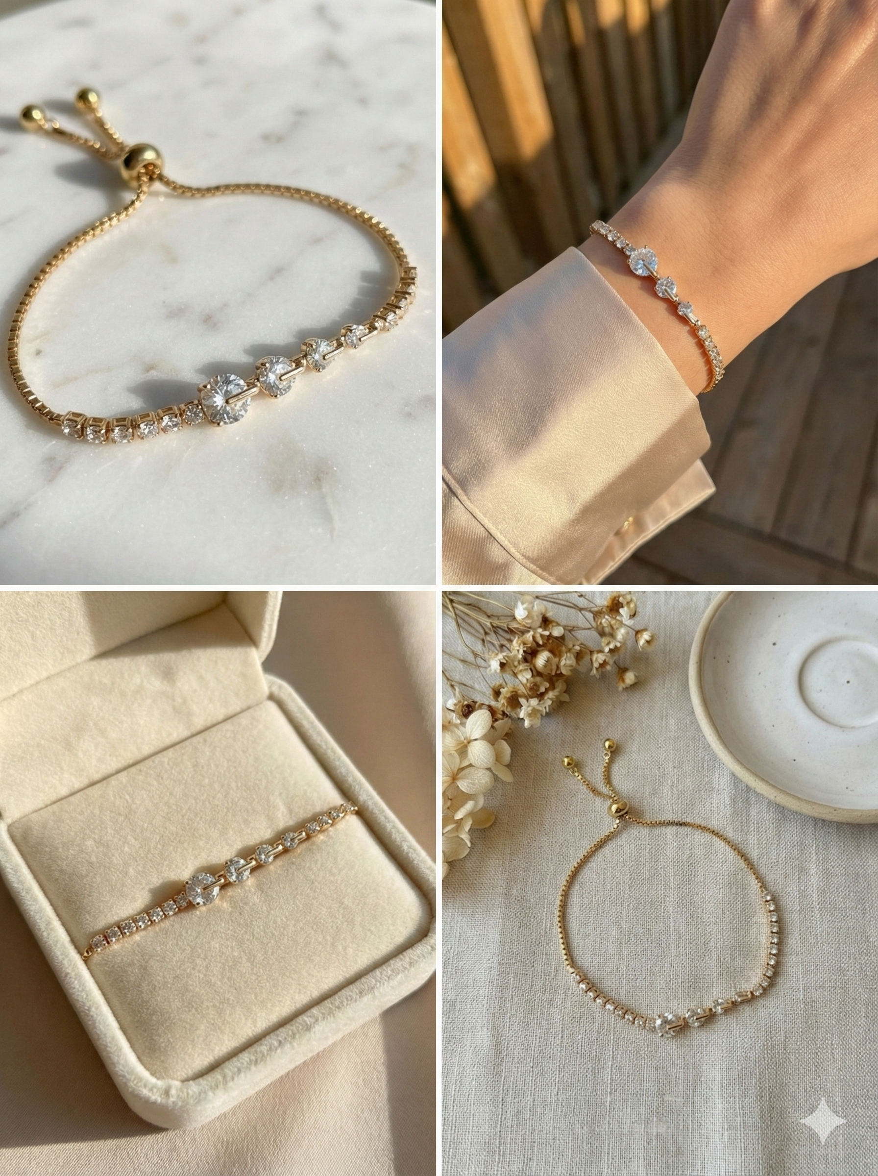 Endless Glow 18k Gold Plated Bracelet