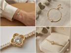 Blooming Aura 18k Gold Plated Bracelet
