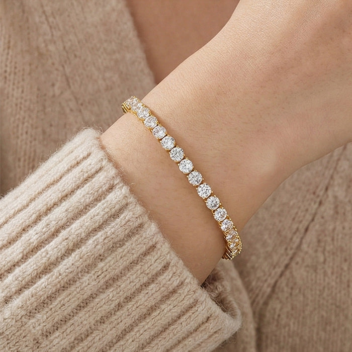 Radiant Line Tennis Bracelet