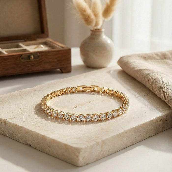 Radiant Line Tennis Bracelet