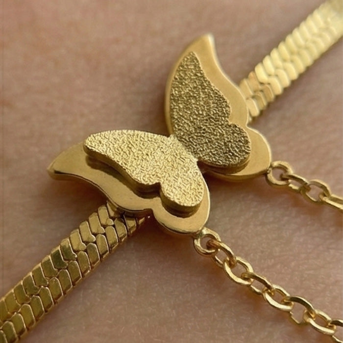 Butterfly Dangling Bracelet