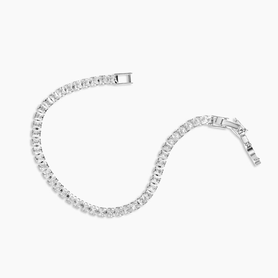 Lustrous Line Tennis Bracelet