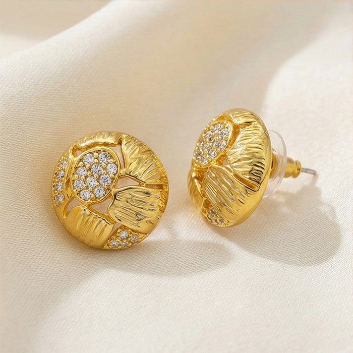 Golden Bloom Studs
