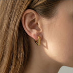 Triad Edge Hoops