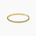 Celeste Edge Crystal Solid Bracelet