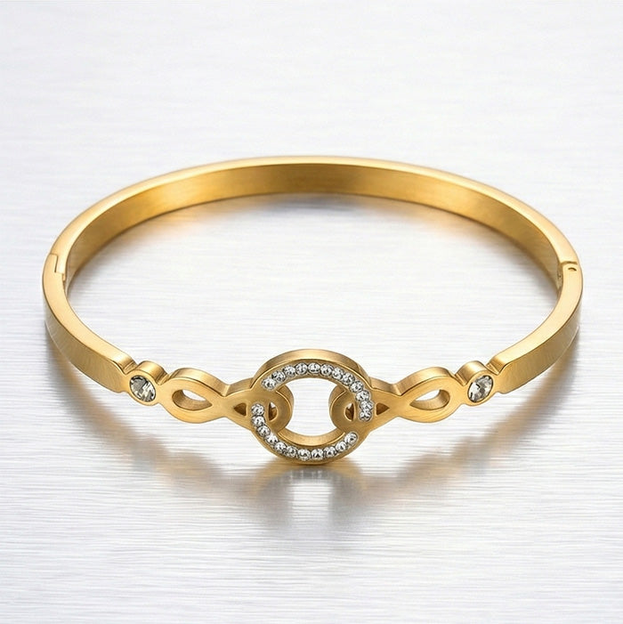 Infinity Embrace Crystal Bracelet