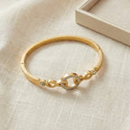 Infinity Embrace Crystal Solid Bracelet