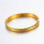 Chevron Royale Solid Bracelet