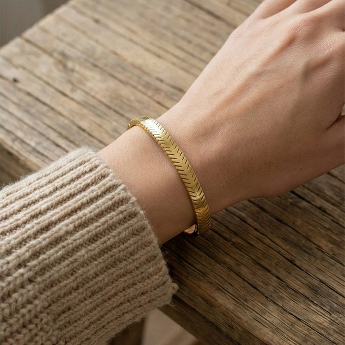 Chevron Royale Bangle