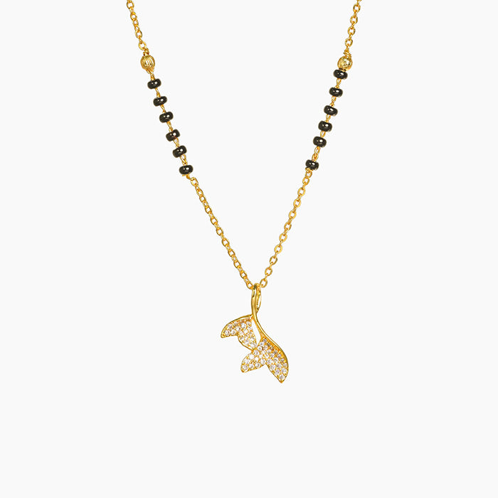 Divine Leaf Mangalsutra Pendant
