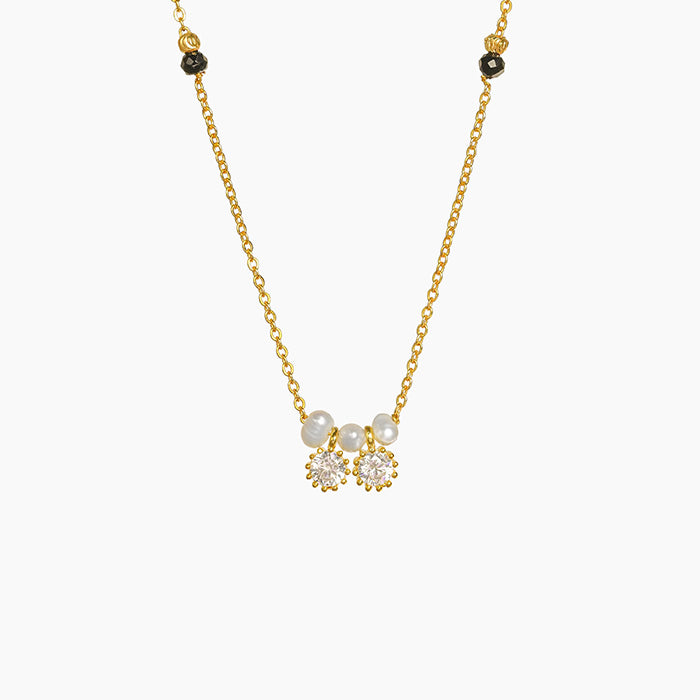 Twin Aura Pearl Mangalsutra