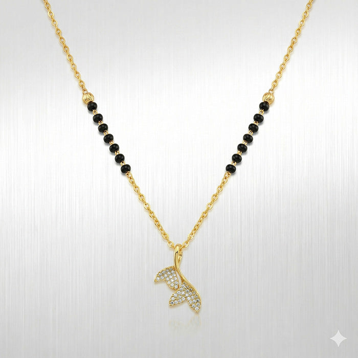 Divine Leaf Mangalsutra Pendant