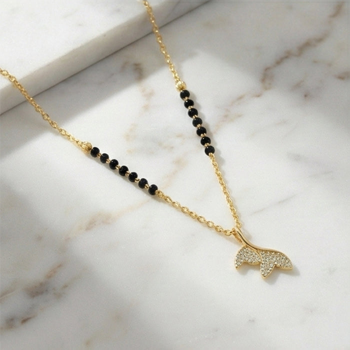 Divine Leaf Mangalsutra Pendant