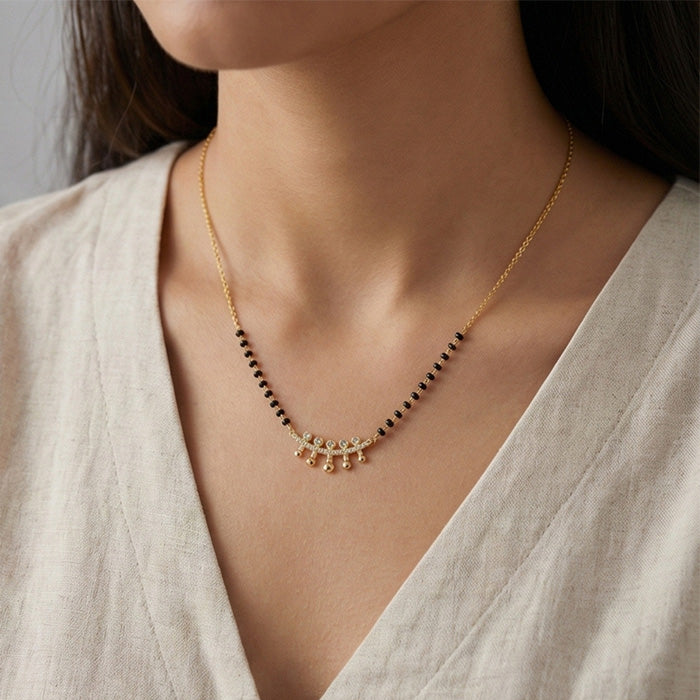 Charm Cascade Mini Mangalsutra