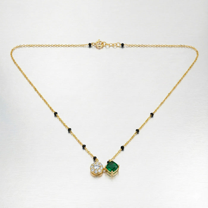 Emerald Harmony Duo Mangalsutra