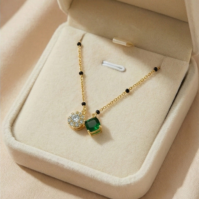 Emerald Harmony Duo Mangalsutra