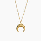 Crescent Ridge Pendant Necklace