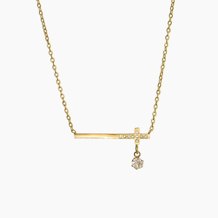 Faithful Glow Cross Necklace