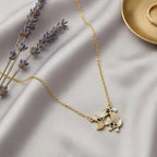 Enchanted Petals Enamel Necklace