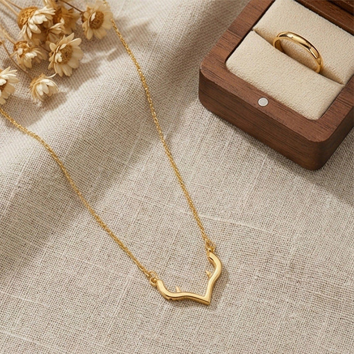 Antler Crest Necklace