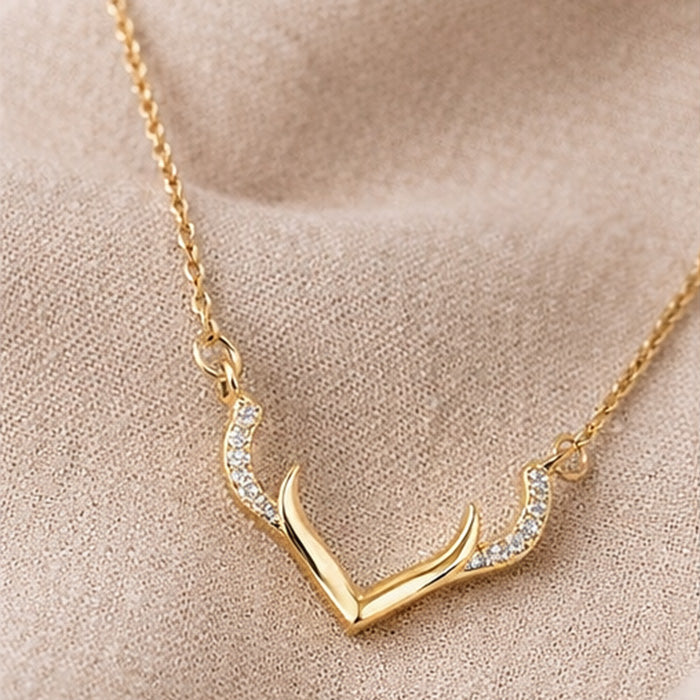 Antler Crest Necklace