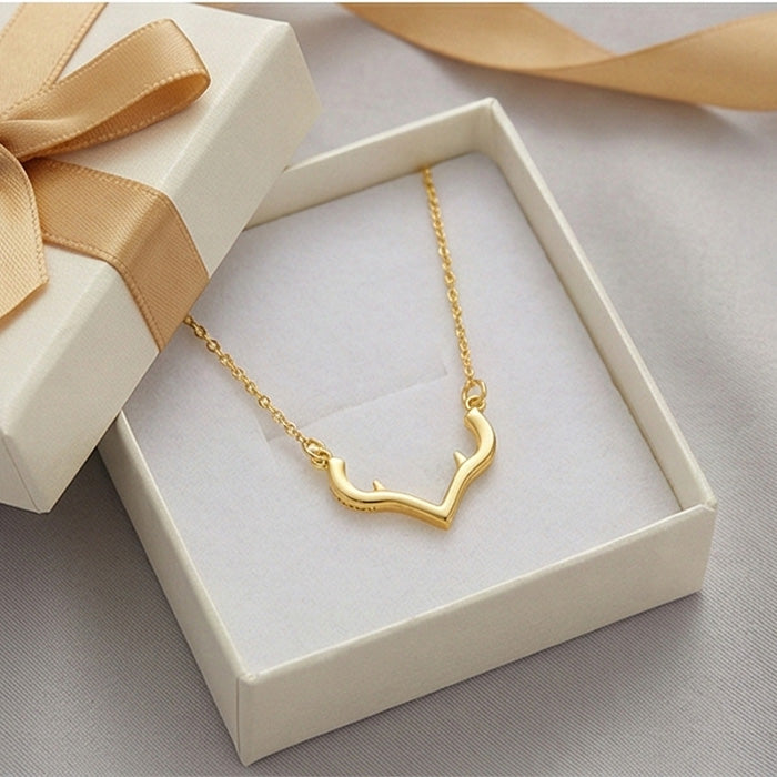 Antler Crest Necklace