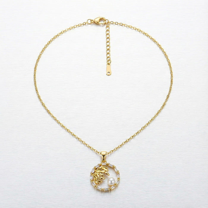 Orbit of Grace Pearl Necklace