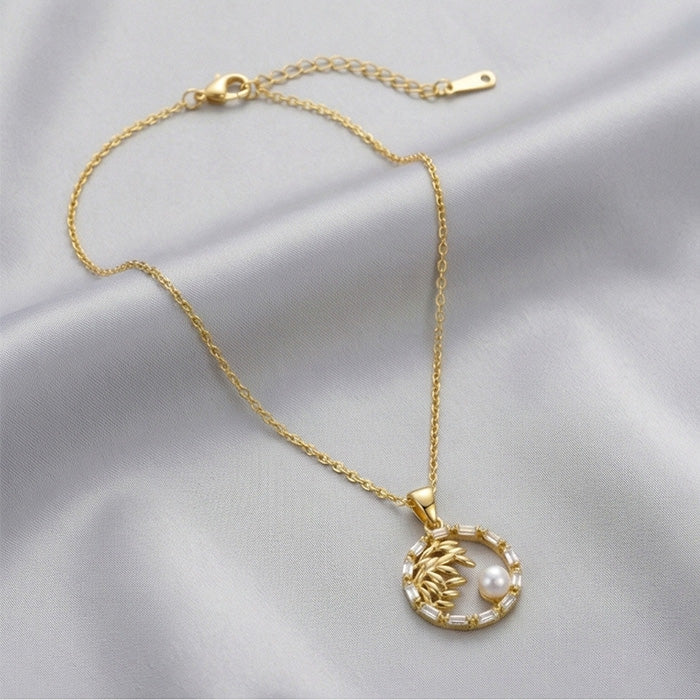 Orbit of Grace Pearl Necklace