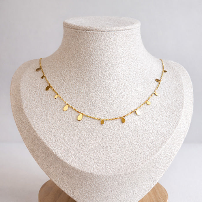 Golden Dewdrop Necklace