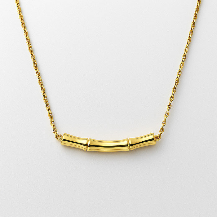 Bamboo Serenity Bar Necklace